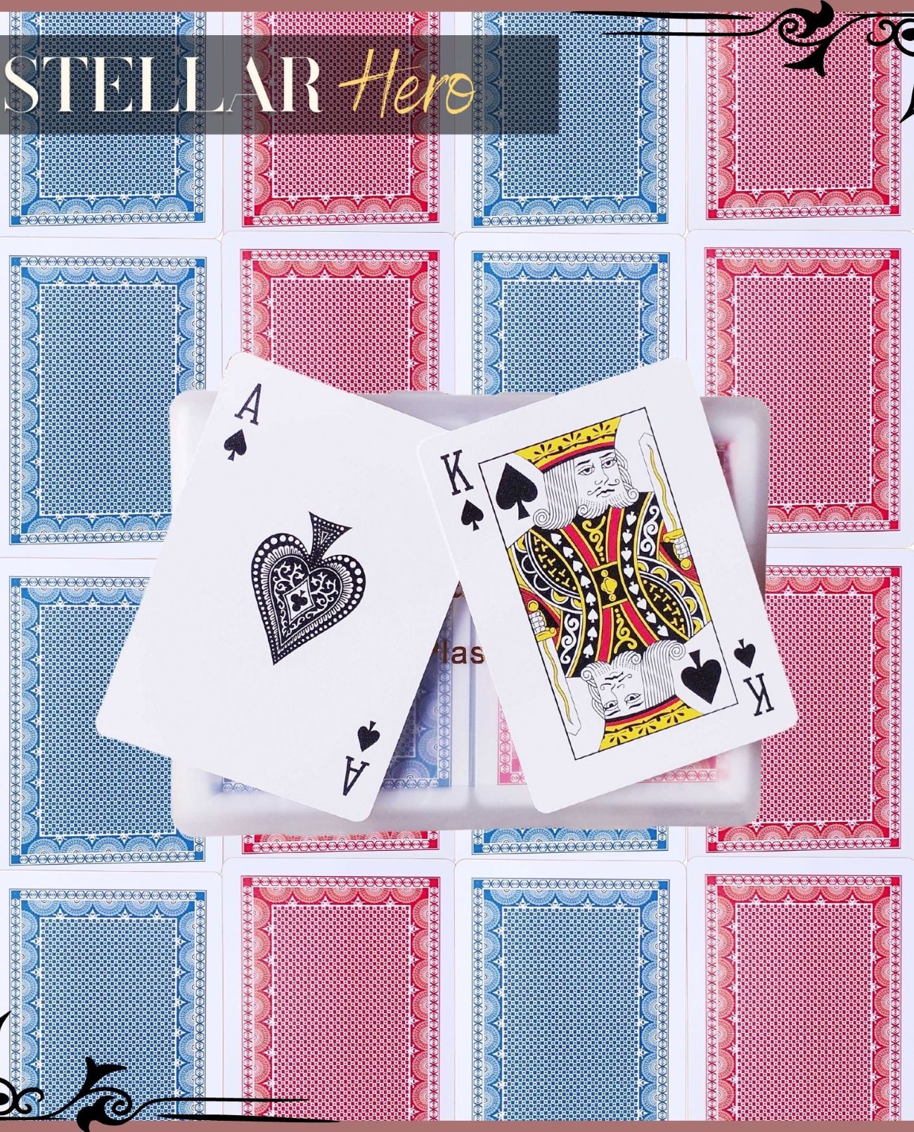 100% Plastic playing cards