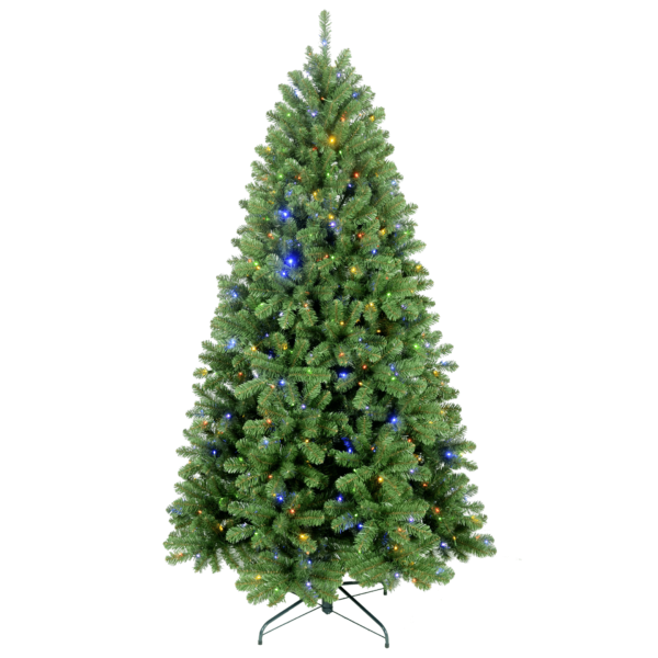 7.5ft Prelit Artificial Christmas Tree-min